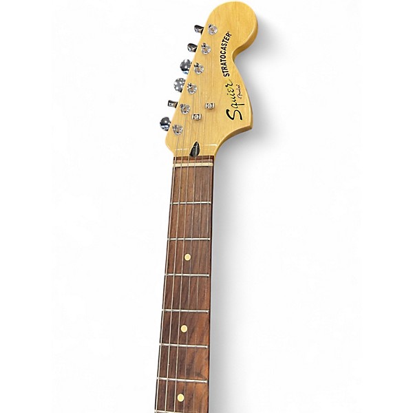 Used Squier Vintage Modified 70s Stratocaster yellow Solid Body Electric Guitar