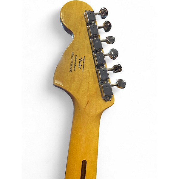 Used Squier Vintage Modified 70s Stratocaster yellow Solid Body Electric Guitar