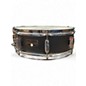 Used TAMA 14X5.5 Imperialstar Snare Black Oak Wrap Drum thumbnail