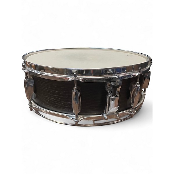 Used TAMA 14X5.5 Imperialstar Snare Black Oak Wrap Drum