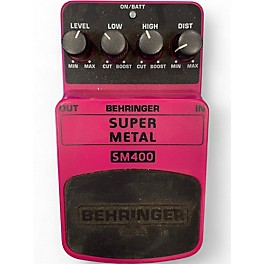 Used Behringer SM400 Super Metal Effect Pedal