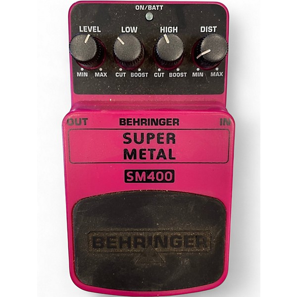 Used Behringer SM400 Super Metal Effect Pedal