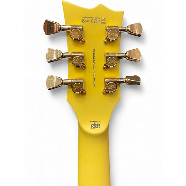 Used ESP LTD EC256 Antique White Solid Body Electric Guitar