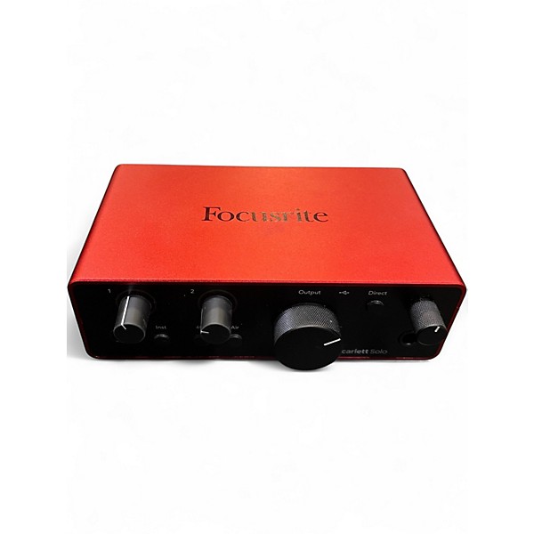 Used Focusrite Scarlett Solo GEN 4 Audio Interface