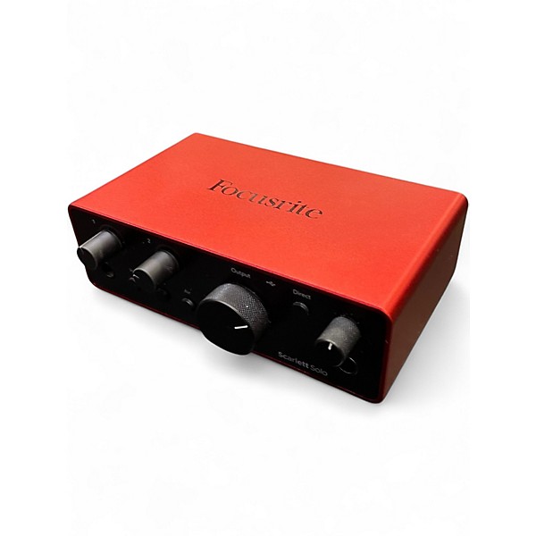 Used Focusrite Scarlett Solo GEN 4 Audio Interface
