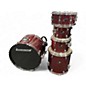 Used Ludwig 5 Piece BACKBEAT Wine Red Drum Kit thumbnail