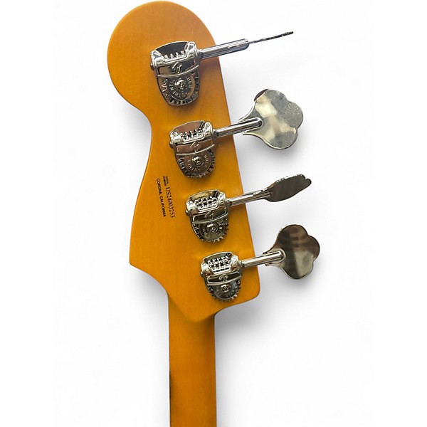 Used Fender American Ultra Jazz Bass COBRA BLUE Electric Bass Guitar