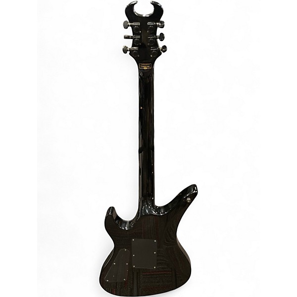 Used Schecter Guitar Research Synyster Gates Signature Custom Black Pinstripe Solid Body Electric Guitar