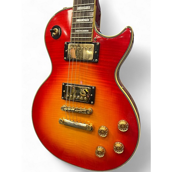 Used Epiphone Les Paul Custom Cherry Sunburst Solid Body Electric Guitar