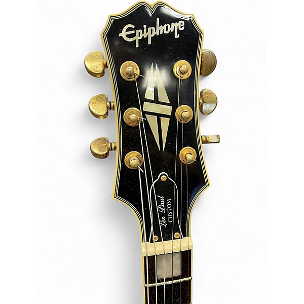 Used Epiphone Les Paul Custom Cherry Sunburst Solid Body Electric Guitar