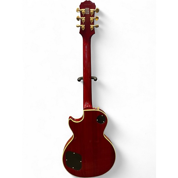 Used Epiphone Les Paul Custom Cherry Sunburst Solid Body Electric Guitar