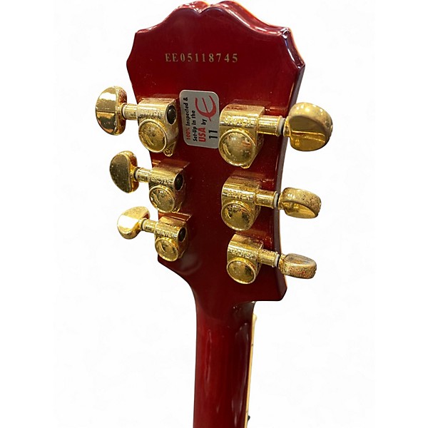 Used Epiphone Les Paul Custom Cherry Sunburst Solid Body Electric Guitar