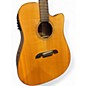 Used Alvarez MD60SCE Natural Acoustic Electric Guitar