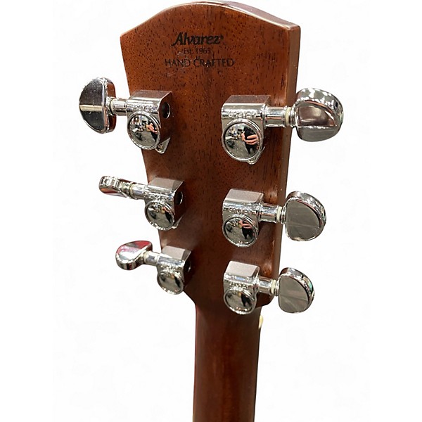 Used Alvarez MD60SCE Natural Acoustic Electric Guitar