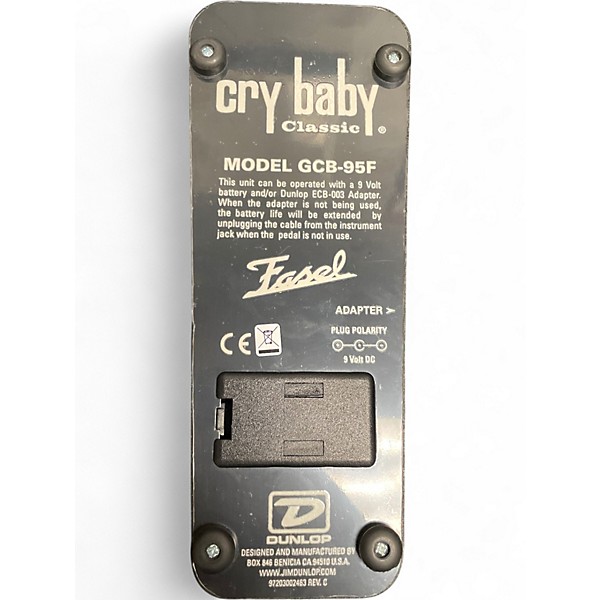 Used Dunlop Original Cry Baby Wah Effect Pedal