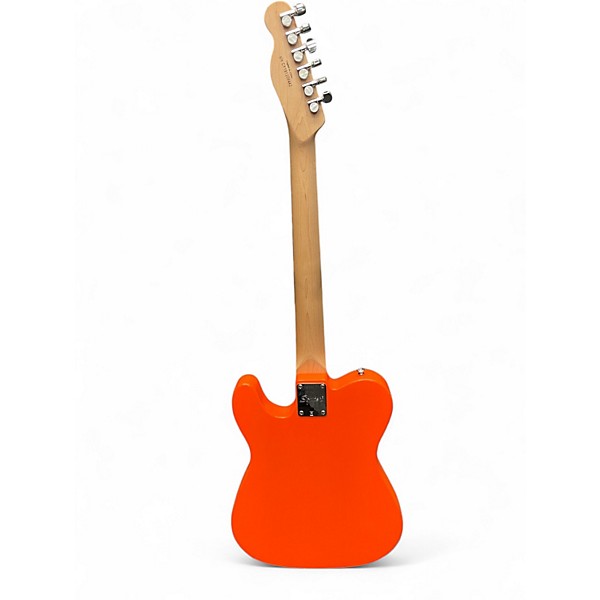Used Squier Affinity Telecaster Tangerine Solid Body Electric Guitar