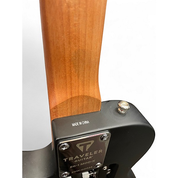 Used Traveler Guitar EG-1 MOD-X Black Electric Guitar