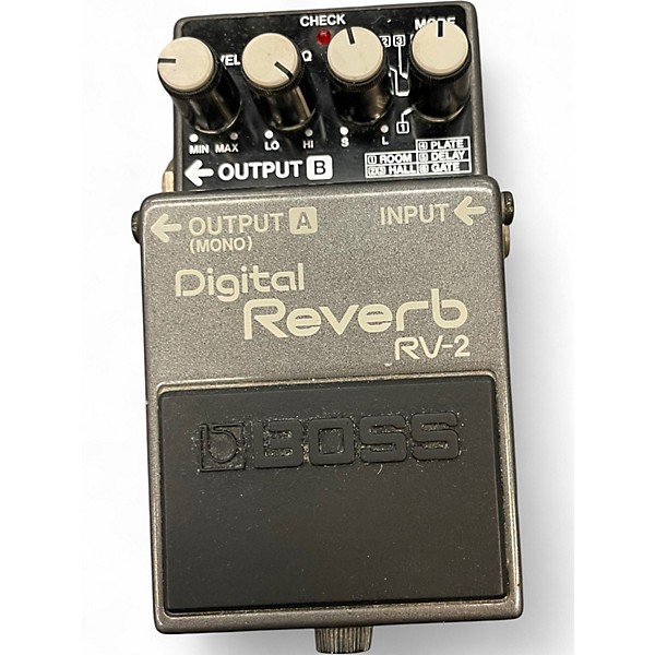 Used BOSS RV-2 Digital Reverb Effect Pedal