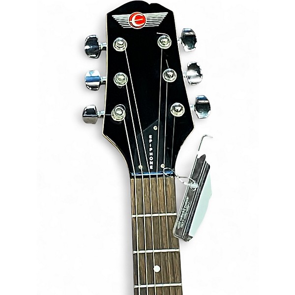 Used 2002 Epiphone BULLY Black Solid Body Electric Guitar