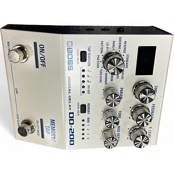 Used BOSS DD200 Digital Delay Effect Pedal
