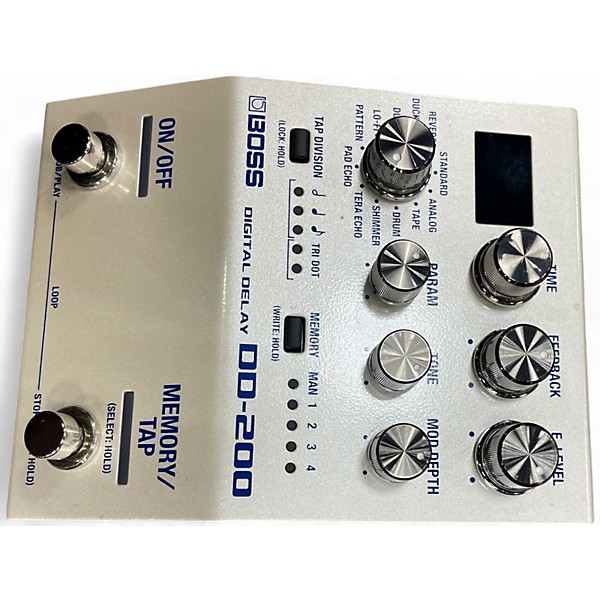 Used BOSS DD200 Digital Delay Effect Pedal