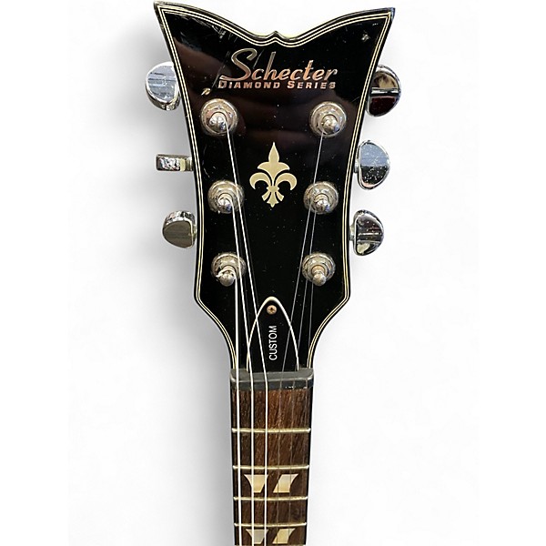 Used Schecter Guitar Research Tempest Custom Vintage White Solid Body Electric Guitar