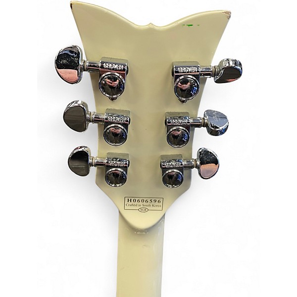 Used Schecter Guitar Research Tempest Custom Vintage White Solid Body Electric Guitar