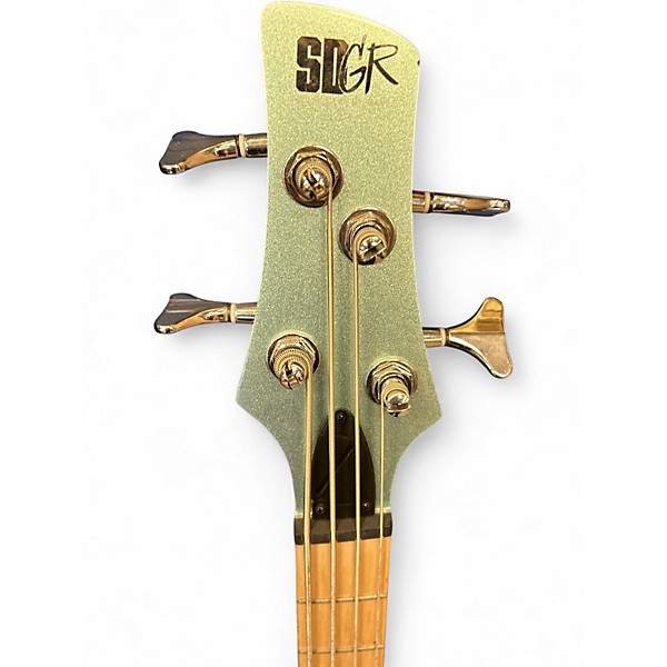 Used Ibanez SRMD200 Blue Electric Bass Guitar