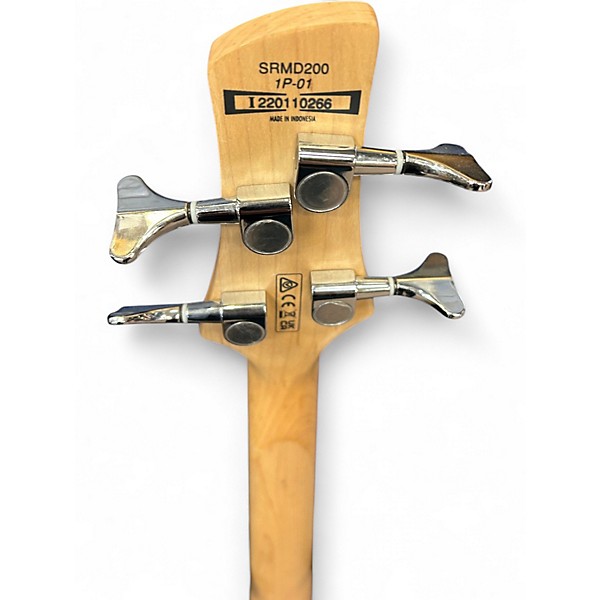 Used Ibanez SRMD200 Blue Electric Bass Guitar