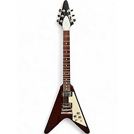 Used 2016 Gibson Flying V Burgundy Solid Body Electric Guitar