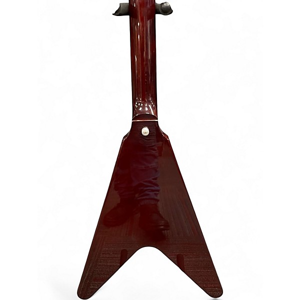 Used 2016 Gibson Flying V Burgundy Solid Body Electric Guitar