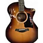 Used Taylor 214CE-K Plus Edge Burst Acoustic Electric Guitar