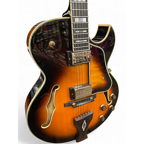Used Ibanez LGB30 George Benson Signature 2 Color Sunburst Hollow Body Electric Guitar