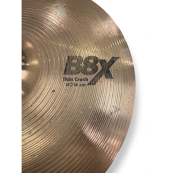 Used SABIAN 14in B8X Crash Cymbal
