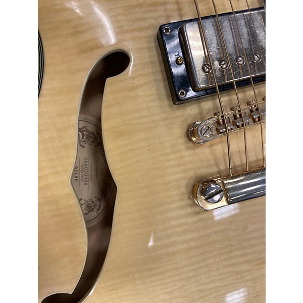 Used Washburn HB-35 Nautral Gloss Hollow Body Electric Guitar