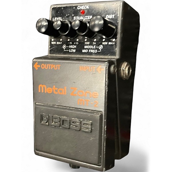 Used BOSS MT2 Metal Zone Distortion Effect Pedal