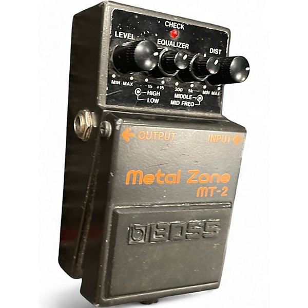 Used BOSS MT2 Metal Zone Distortion Effect Pedal