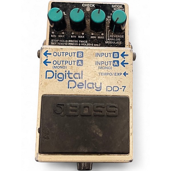 Used BOSS DD7 Digital Delay Effect Pedal