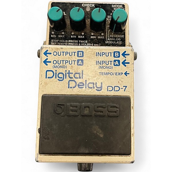 Used BOSS DD7 Digital Delay Effect Pedal