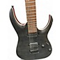 Used Ibanez RGA42FM TRANSPARENT GRAY FLAT Solid Body Electric Guitar