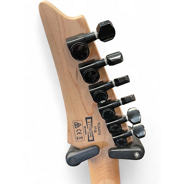 Used Ibanez RGA42FM TRANSPARENT GRAY FLAT Solid Body Electric Guitar