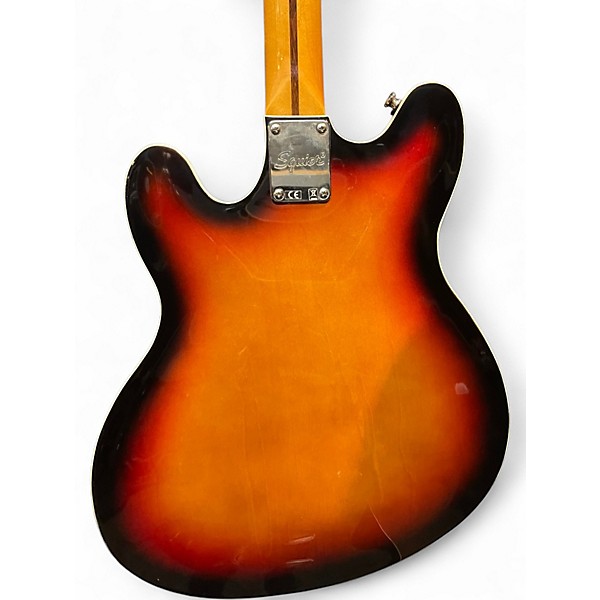 Used Squier Classic Vibe Starcaster 3 Color Sunburst Hollow Body Electric Guitar