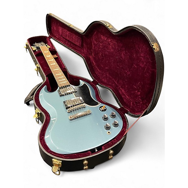 Used Gibson 2010 Custom Shop 61 Reissue SG Pelham Blue Solid Body Electric Guitar