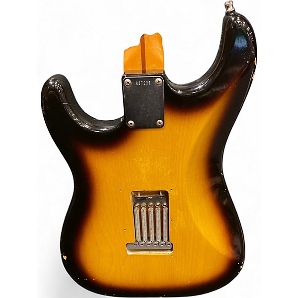 Used Fender Custom Shop 56 Relic Stratocaster 2 Color Sunburst Solid Body Electric Guitar