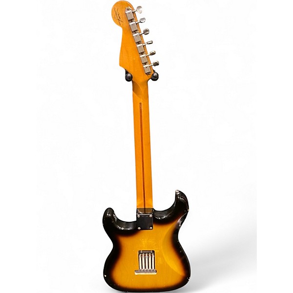 Used Fender Custom Shop 56 Relic Stratocaster 2 Color Sunburst Solid Body Electric Guitar