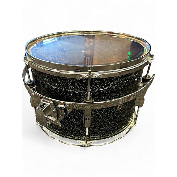 Used Ludwig 5 Piece Club Date GREEN SPARKLE Drum Kit