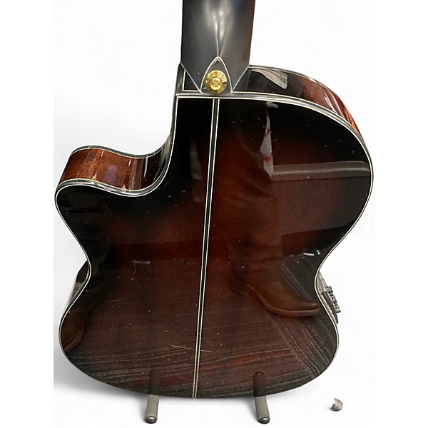 Used Ibanez GA35TCE-DV5 Dark Violin Burst Classical Acoustic Electric Guitar