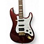 Used Squier 40th Anniversary Stratocaster with EMG pickups Ruby Solid Body Electric Guitar