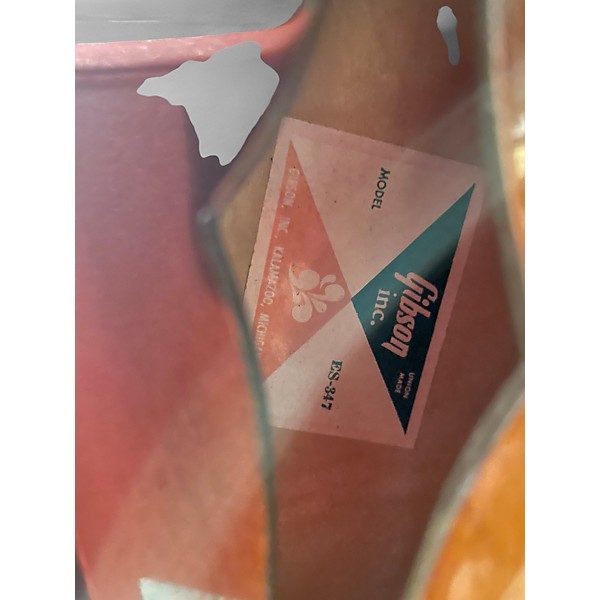 Vintage 1979 Gibson ES-347 Tobacco Hollow Body Electric Guitar