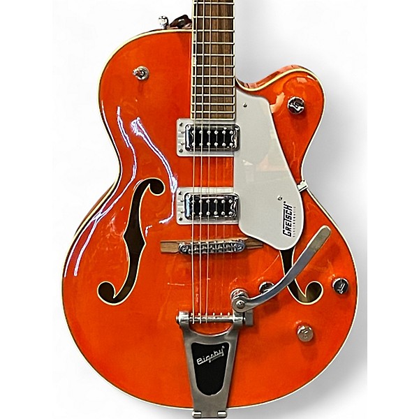Used 2020s Gretsch Guitars G5420T Electromatic Orange Hollow Body Electric Guitar